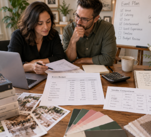 Budget-friendly event planning ideas with decorations, checklist, and expense planner
