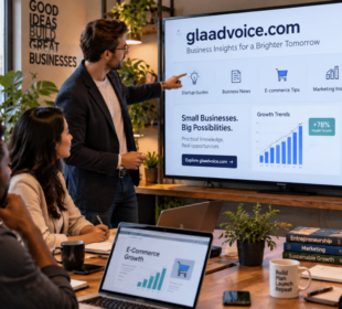 GlaadVoice business news and entrepreneurship platform overview