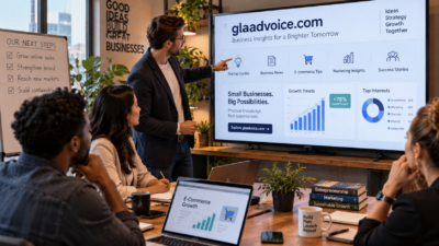 GlaadVoice business news and entrepreneurship platform overview