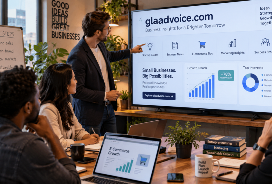GlaadVoice business news and entrepreneurship platform overview